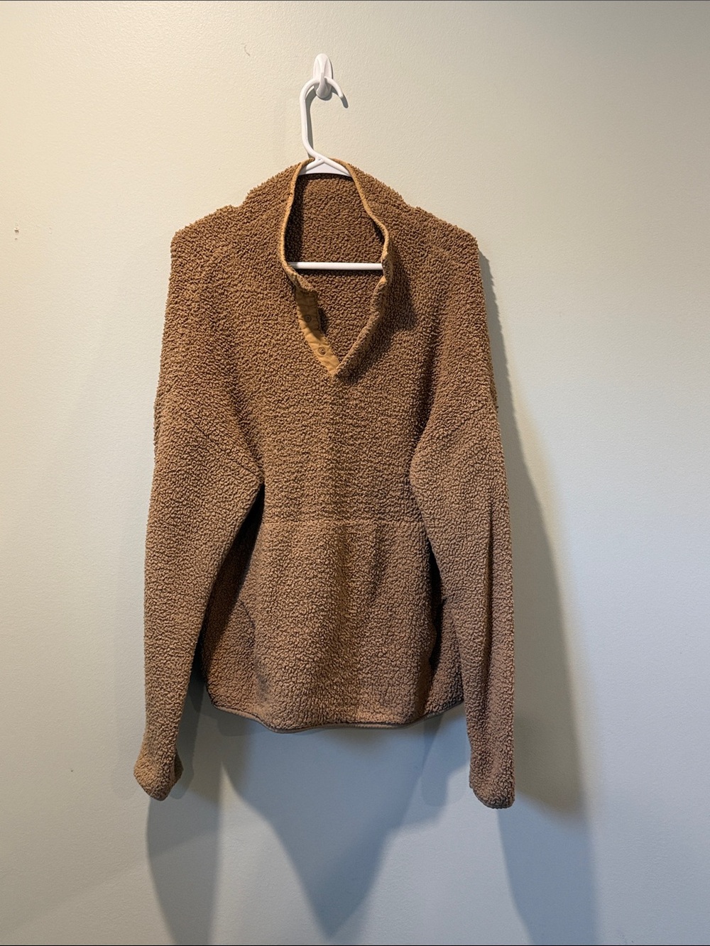 SKIMS Cozy Knit Pullover Sweater Brown Size L/XL